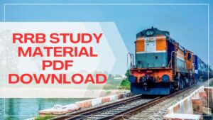 RRB STUDY MATERIAL PDF DOWNLOAD