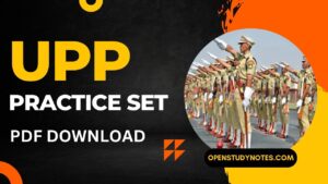 Uttar Pradesh Police Practice Book