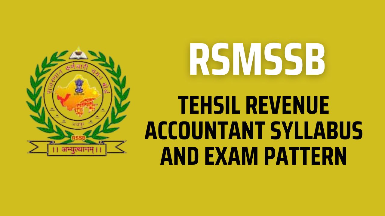 Tehsil Revenue Accountant