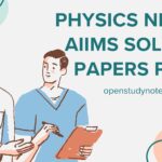 30 Years Physics NEET and AIIMS Solved Papers PDF, Physics NEET & AIIMS Solved Papers PDF