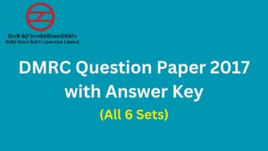 DMRC Question Paper 2017